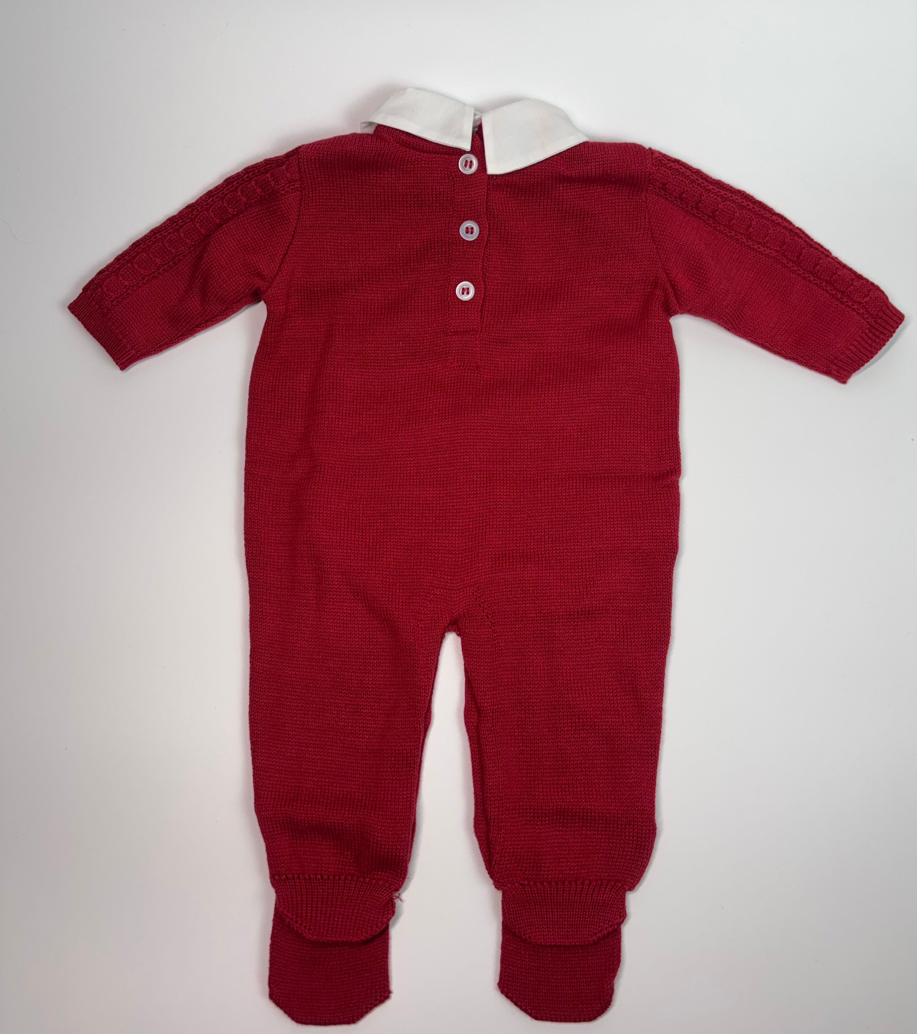 Conjunto Saída de Maternidade - Macacão Alecrim (Vermelho)