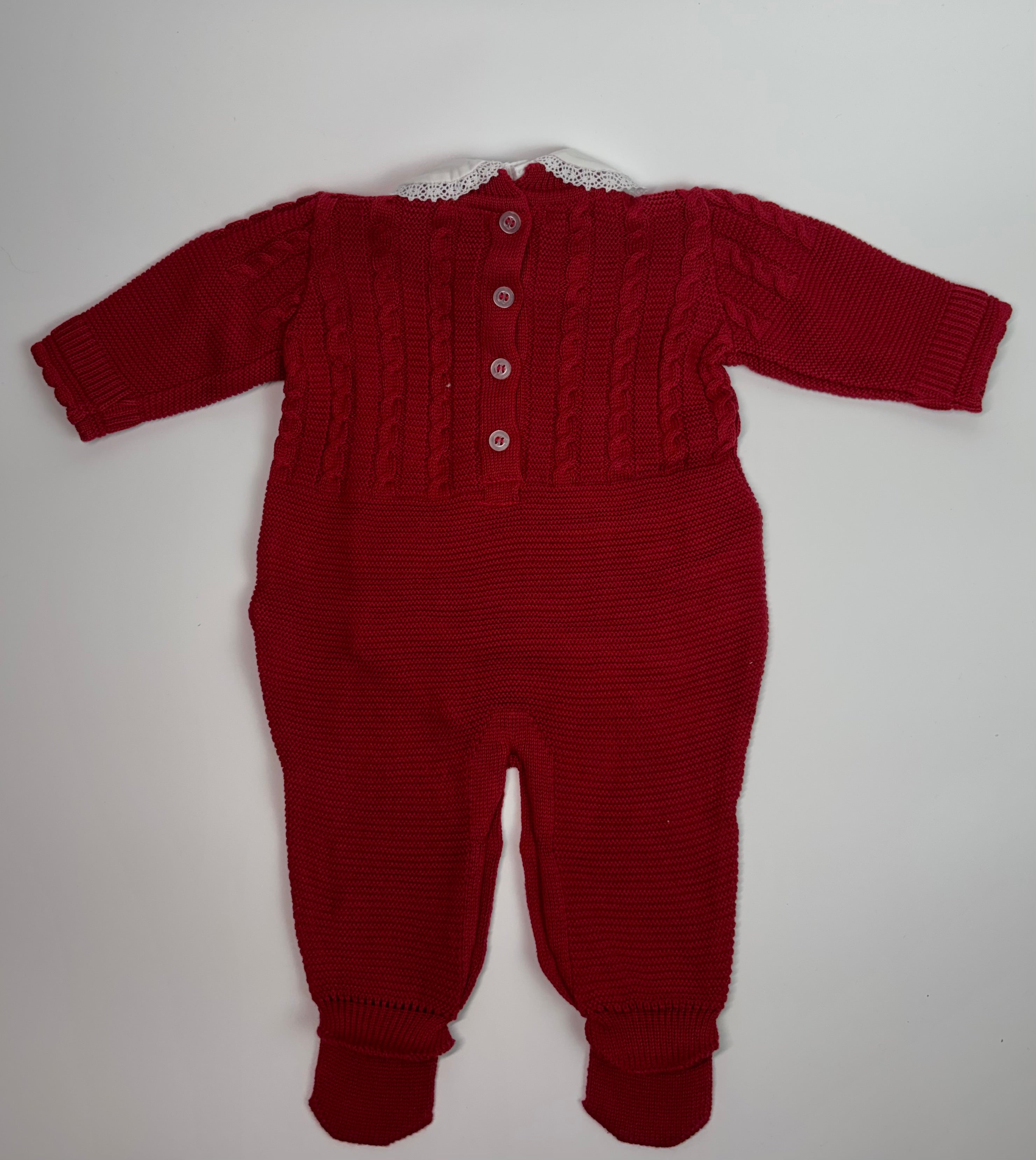 Conjunto Saída de Maternidade - Macacão (Sonho Vermelho)