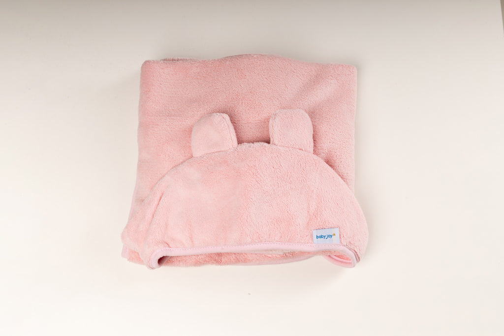 Toalha de banho superseca Baby Joy - ROSA