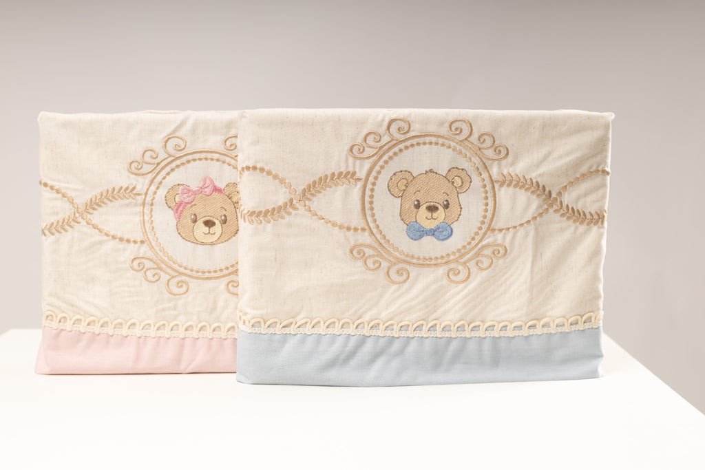 Jogo de lençol com elástico Americano Essência Baby Joy