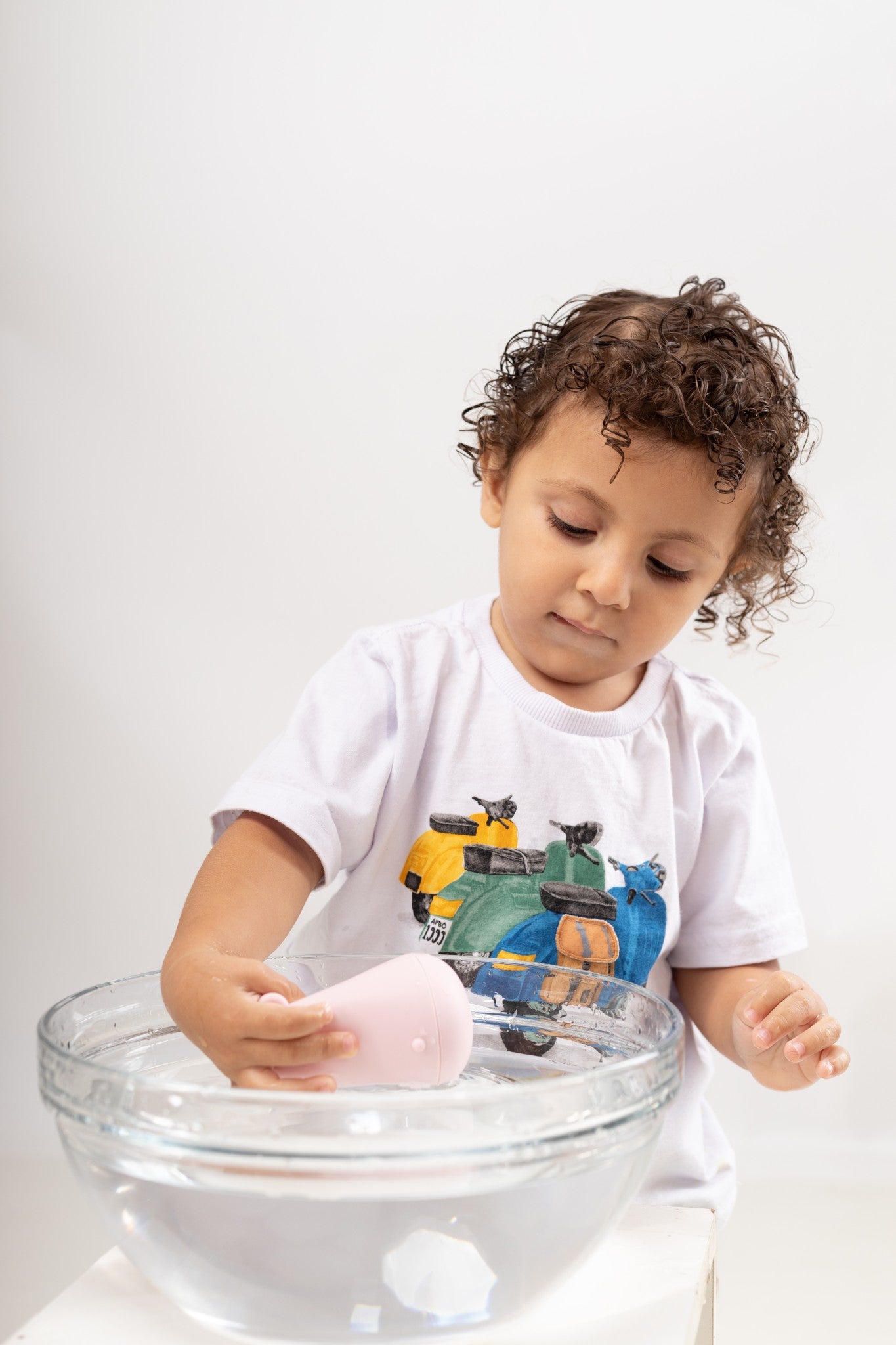 Brinquedo de banho vai e vem urso - ROSA