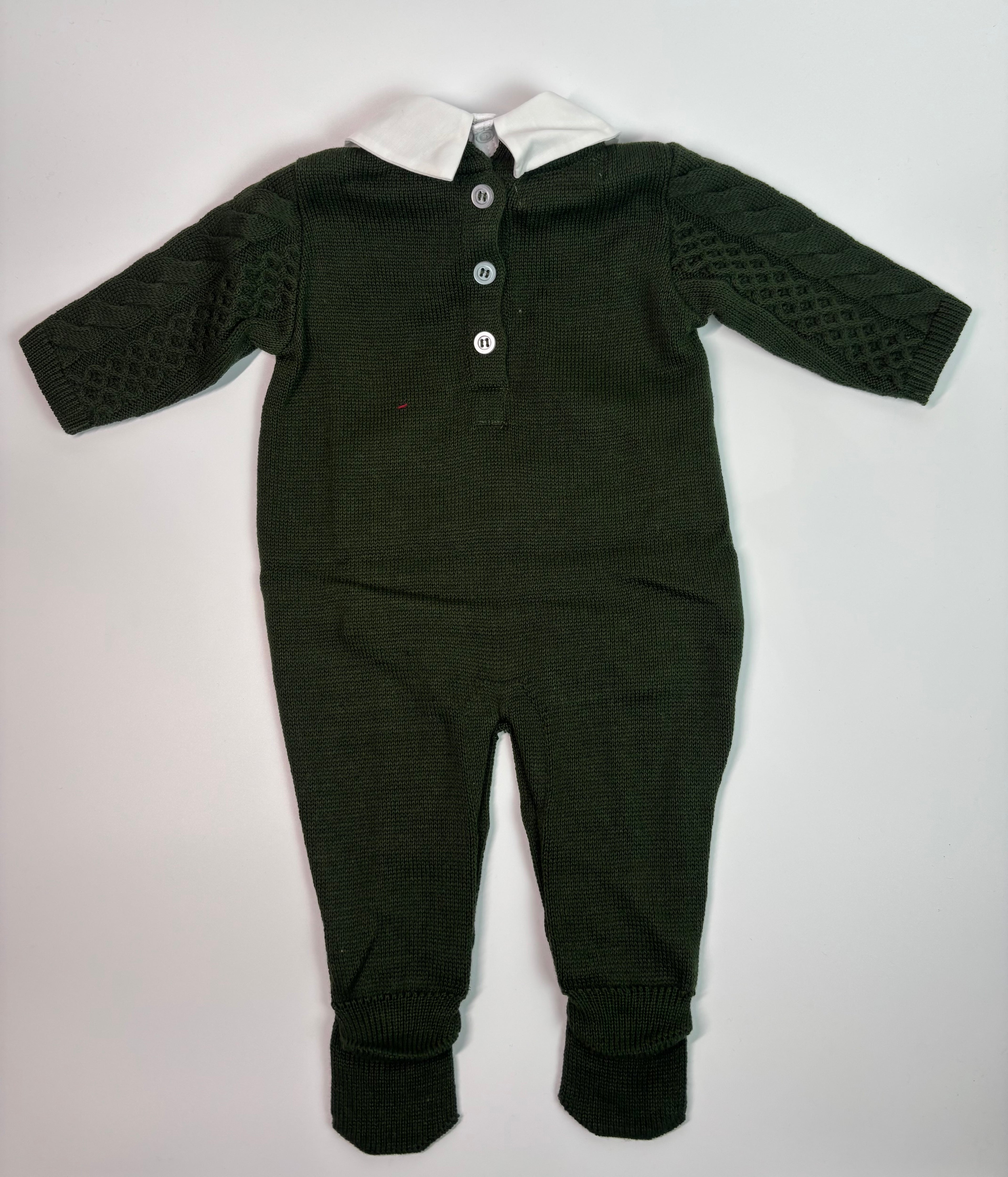 Conjunto Saída de Maternidade - Macacão Aimê (Verde Militar)
